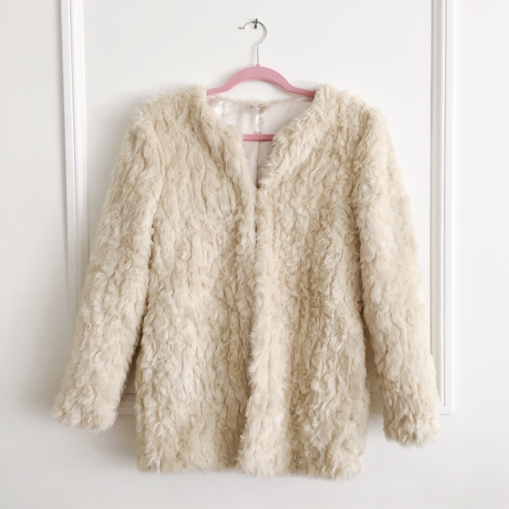 Forever 21 faux fur coat